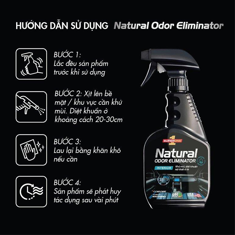 Dung Dịch Khử Mùi Diệt Khuẩn SUPERONE Natural Odor Eliminator - Interior SOUTHWALL A103