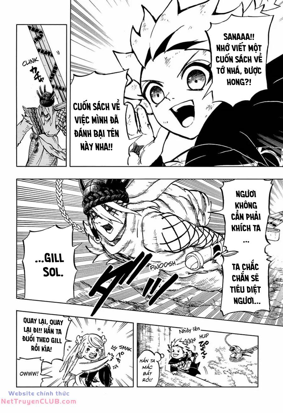 gill: "không ai có thể đánh bại ta khi ta dùng rìu!" chapter 14 18