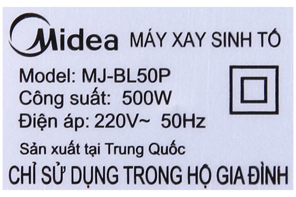 Máy xay sinh tố Midea MJ-BL50P - Hàng chính hãng