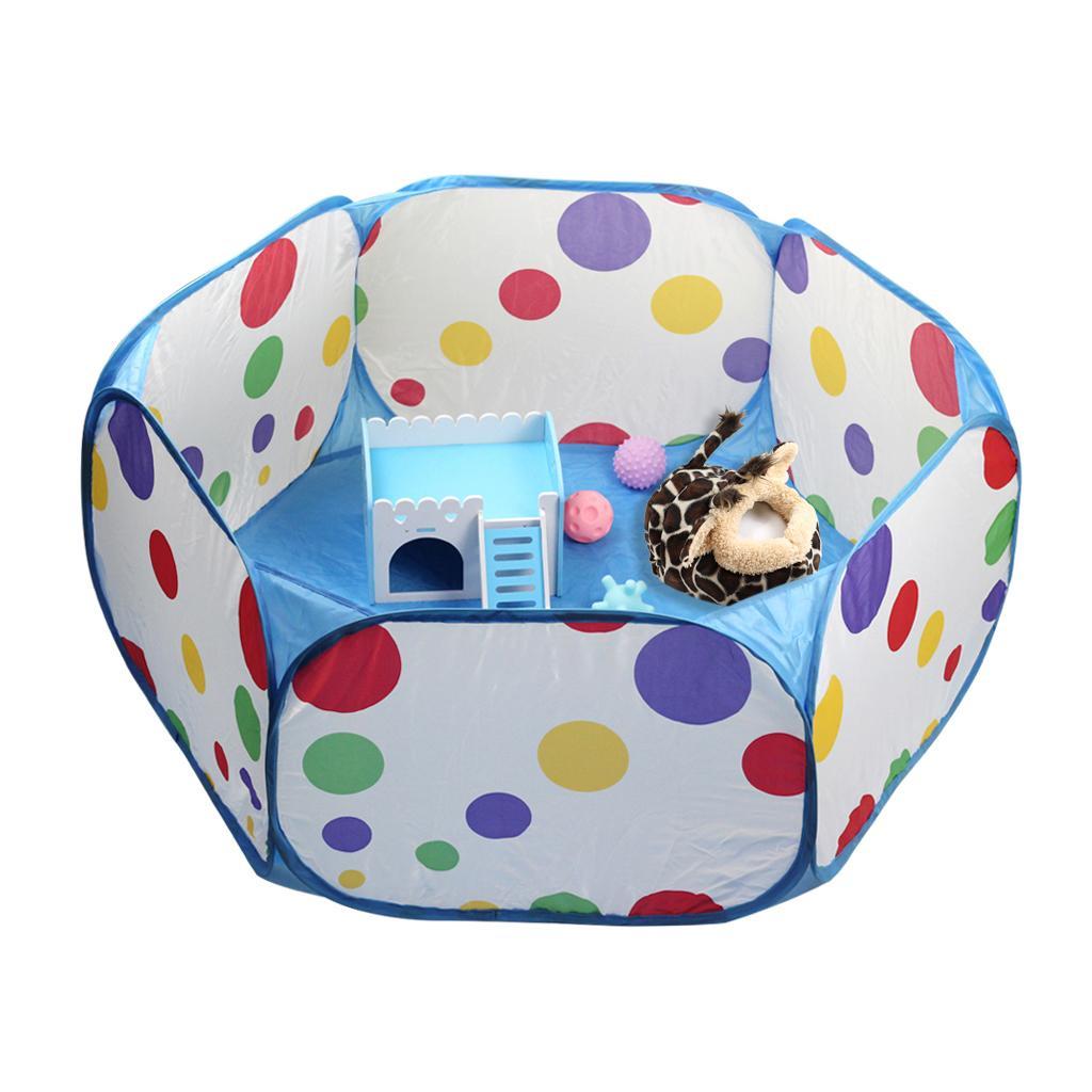 2Pieces Foldable Pen Cage Hamster Rabbit Gerbil Reptiles Indoor Outdoor