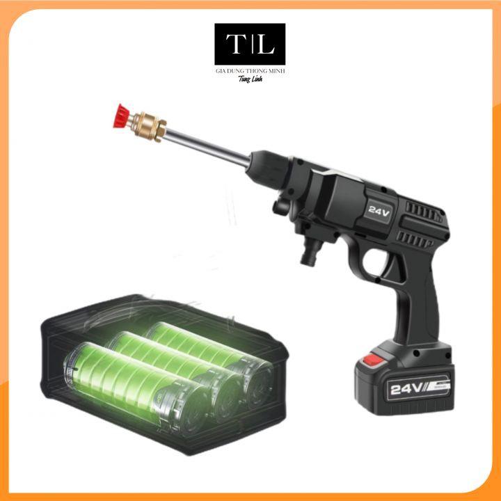Máy Tăng Áp Lực Nước Vòi Phun Rửa XeTăng áp lực nước từ 3 đến 5 lần, 3 chế độ phun linh hoạt đa dạng.