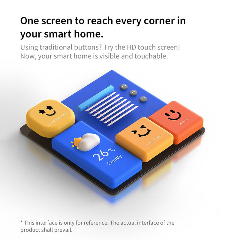 Màn hình công tắc Aqara Magic Switch S1E bản Quốc Tế , kết nối Wifi, Tương thích HomeKit, Google Assistant, Alexa, Bản Quốc Tế