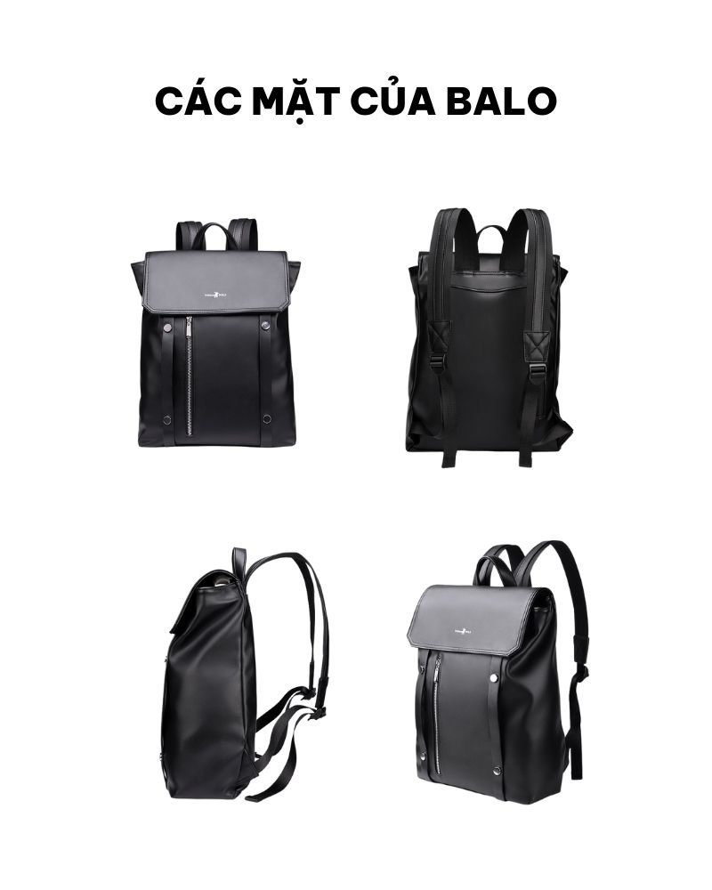 Balo Du Lịch William polo Cock Nữ, Thời Trang Sành Điệu Nhỏ Gọn, Ngăn Chứa Laptop 15.6 inch GLB1136