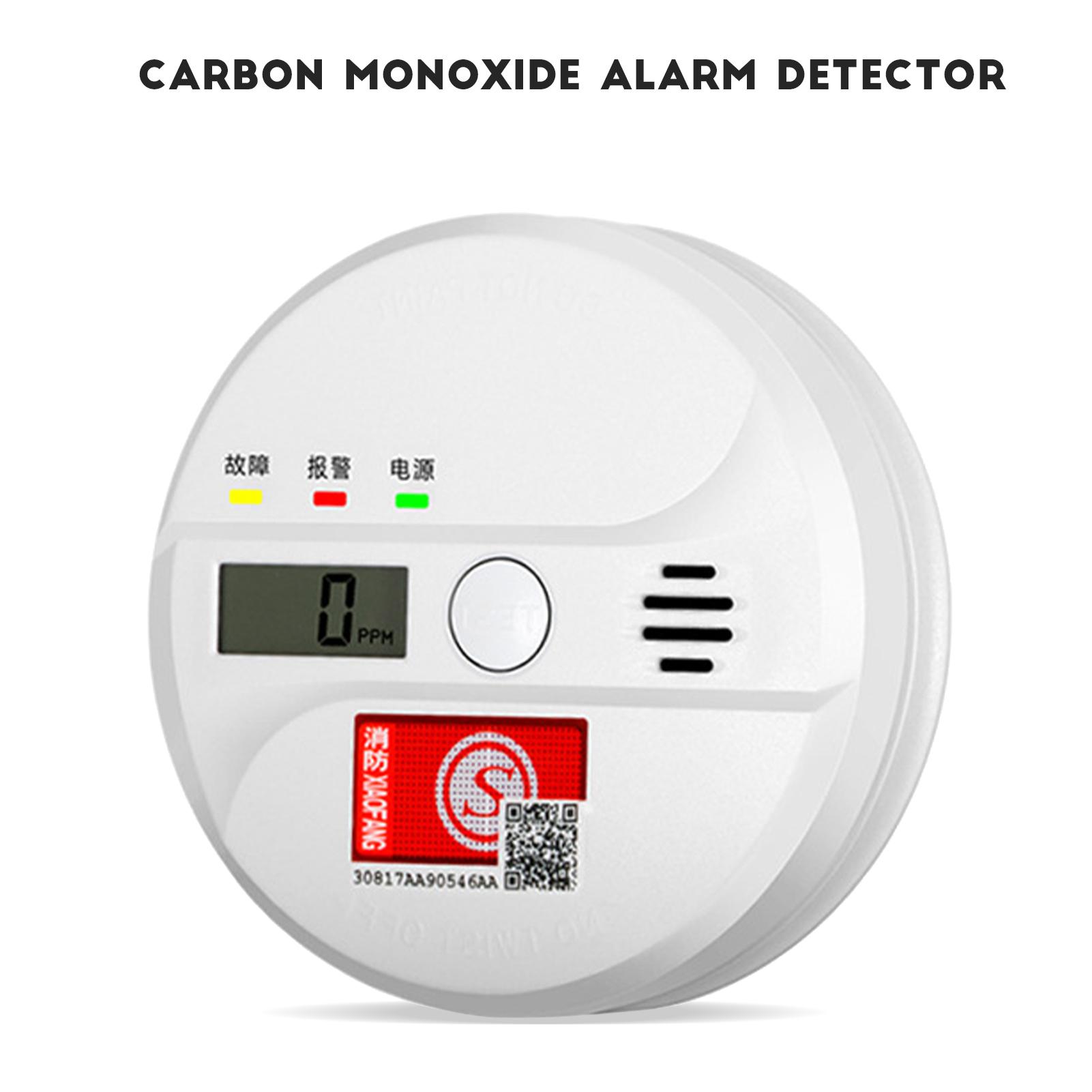 Máy dò Carbon Monoxide cho gia đình, nhà bếp, hiển thị màn hình kỹ thuật số