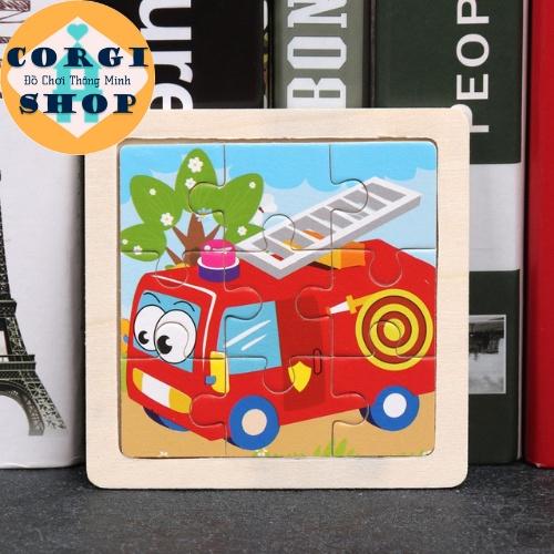 Đồ Chơi Ghép Hình 9 Mảnh Cho Bé, Đồ Chơi Thông Minh, Ghép Tranh 9 Mảnh, Phát Triển Tư Duy Cho Bé