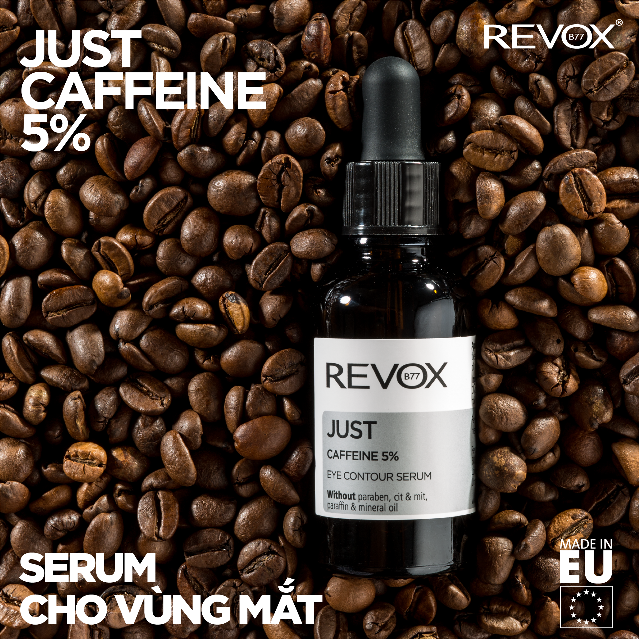 Serum cho vùng mắt Revox B77 Just - Caffeine 5%