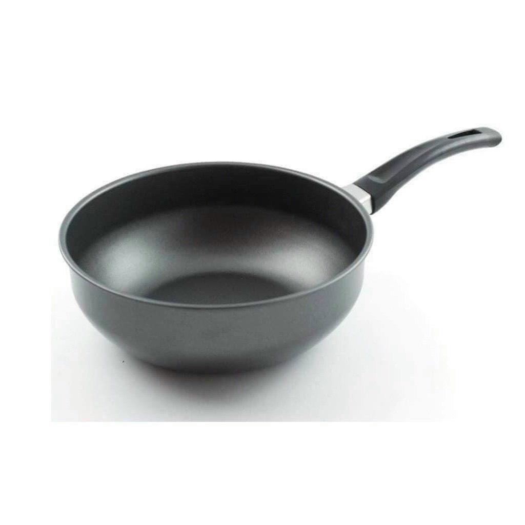 Chảo chống dính 2 mặt inox 304 công nghệ khắc laser tổ ong 32cm sâu lòng trứng