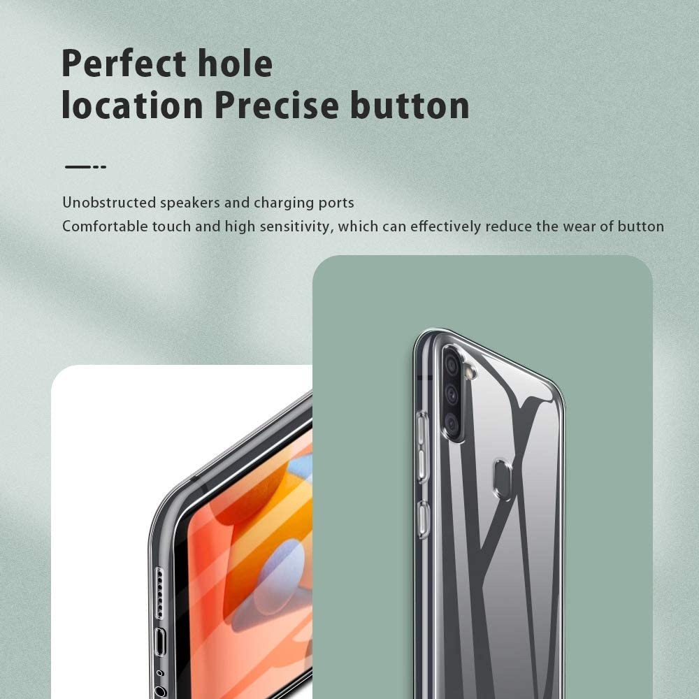 Ốp lưng dẻo silicon cho Samsung Galaxy A11 hiệu HOTCASE Ultra Thin - Hàng nhập khẩu