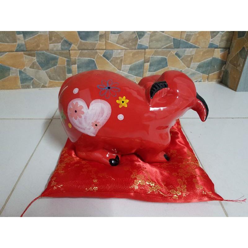 Trâu đất Tiết Kiệm gốm sứ cao cấp