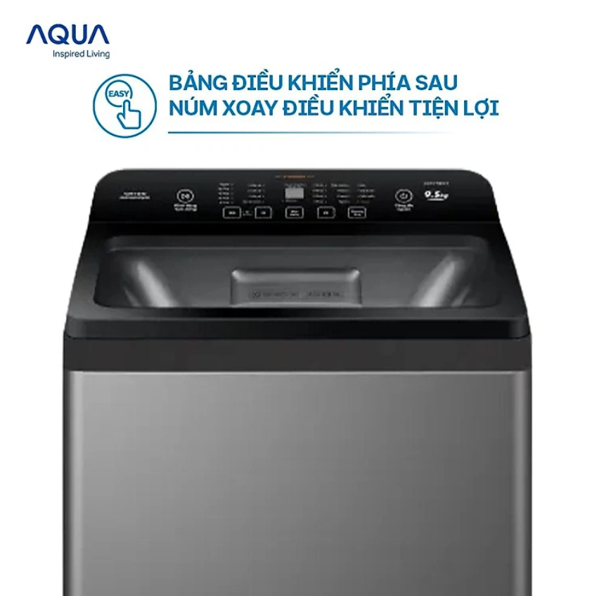 Máy Giặt Aqua 9.5kg AQW-FR95HT.S - Hàng chính hãng