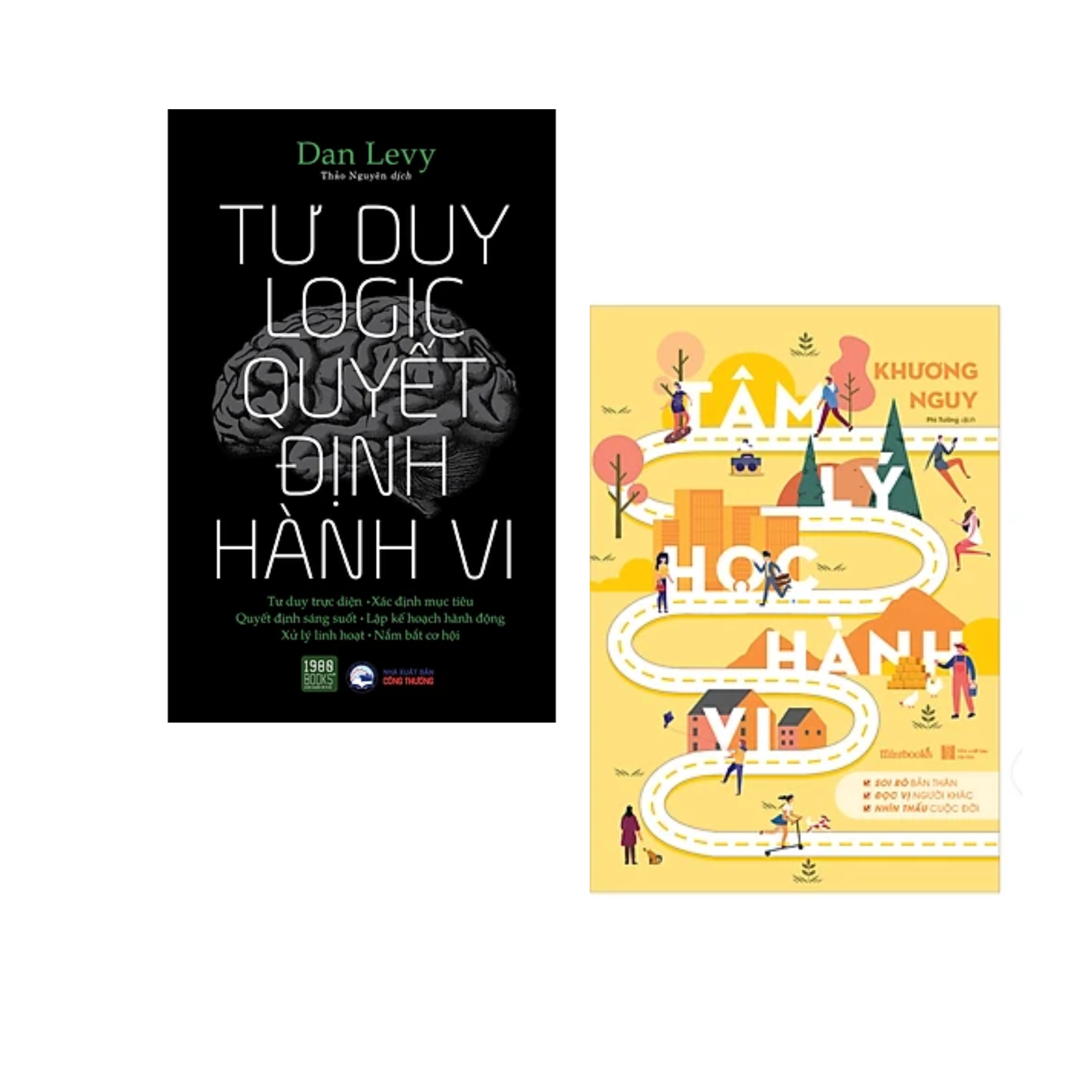 Combo 2Q Sách Tư Duy - Kĩ Năng Sống : Tư Duy Logic Quyết Định Hành Vi +  Tâm Lý Học Hành Vi