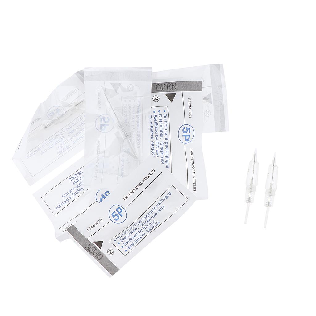 10Pcs Healthy & Safety Pre-sterilized Disposable Microblading Pen Permanent Makeup Needles
