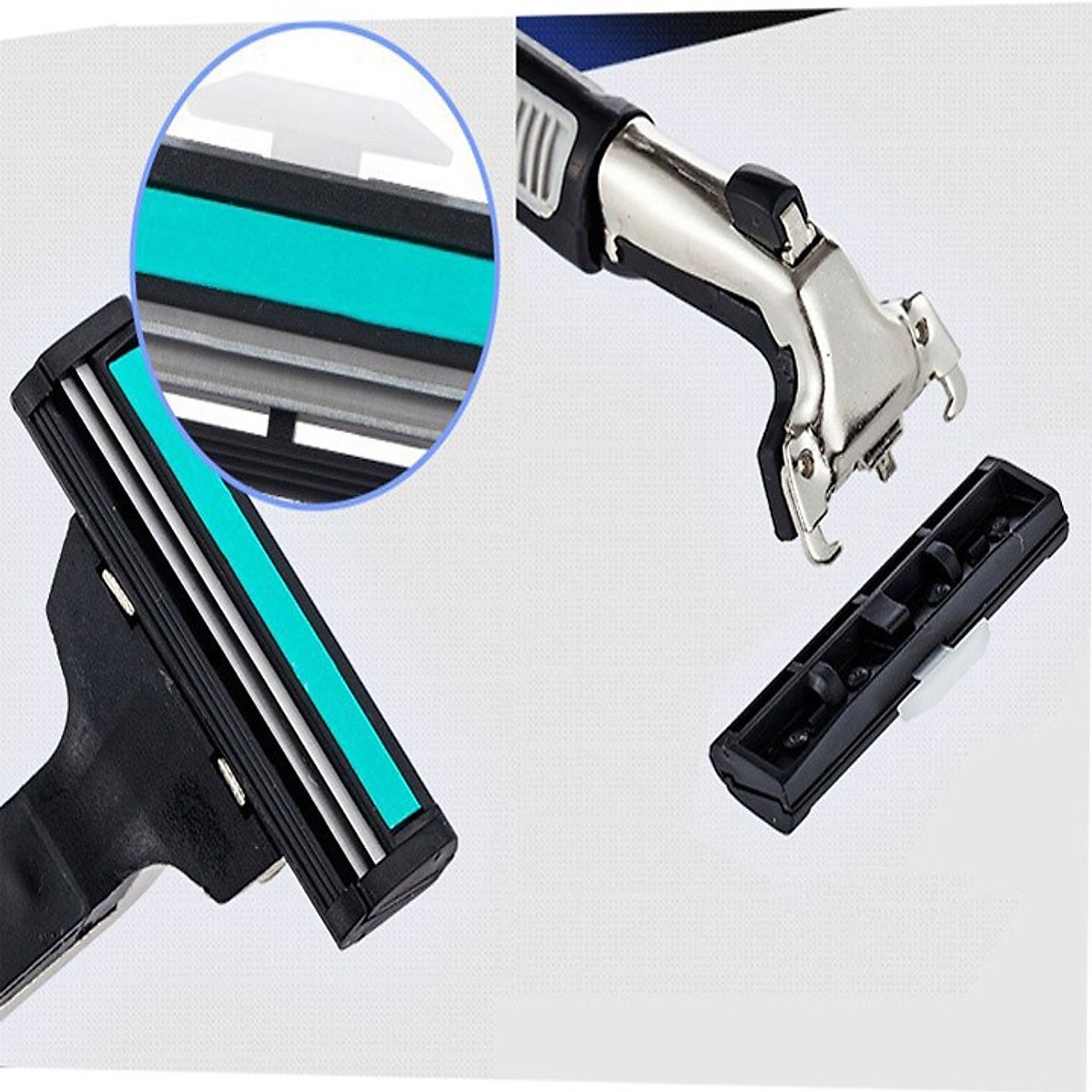 Bộ Máy Dao Cạo Râu 36 Lưỡi Cho Nam Tặng Kèm 1 Tuýt Kem Tạo Bọt - Hàng Loại 1. Chính Hãng MINIIN