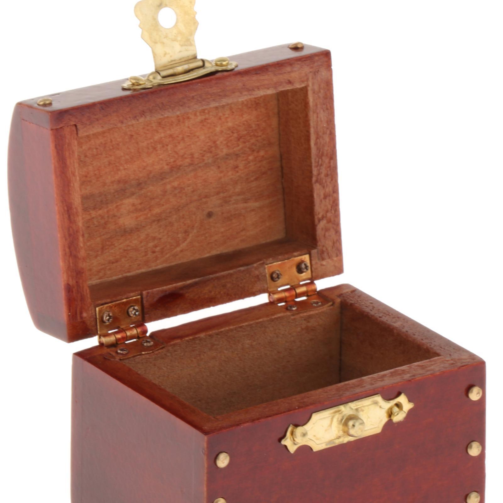 1/12 Doll Wood Jewelry Organizer Classic for BJD Doll DIY Scene Children Toy