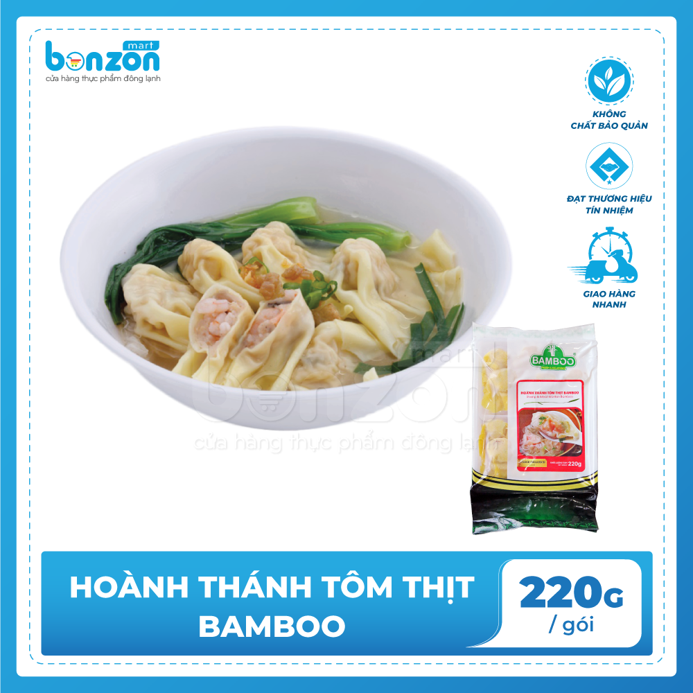 Hoành thánh tôm thịt Bamboo 220g