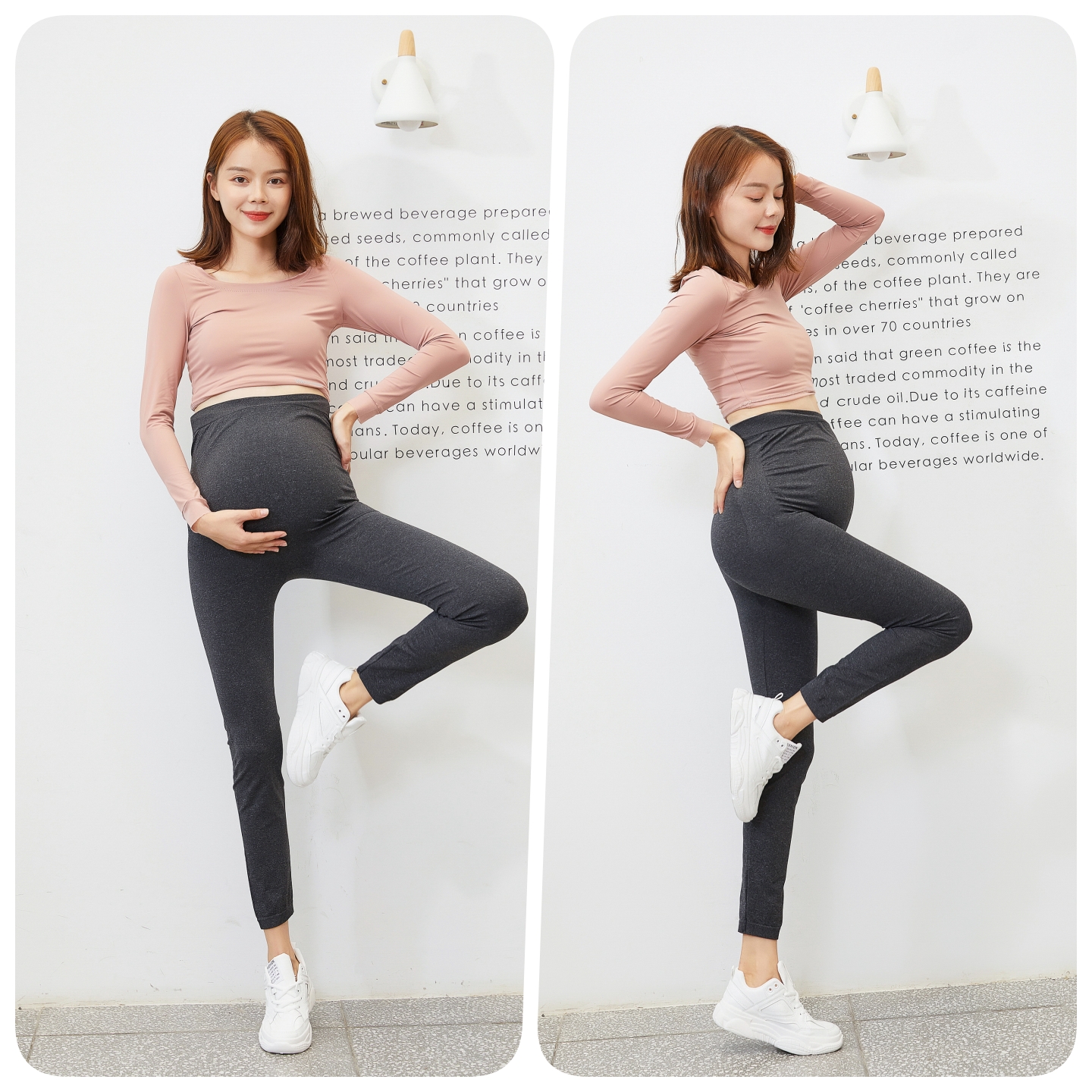 Quần Legging Bầu Tập Yoga, Hàng Đẹp Cao Cấp, Siêu Co Giãn, Mềm Mịn, Thoáng Khí, Legging Seamless 3D liền mảnh, Nịt bụng nâng bụng, Nâng Mông, Tôn Dáng, Mã KQ02