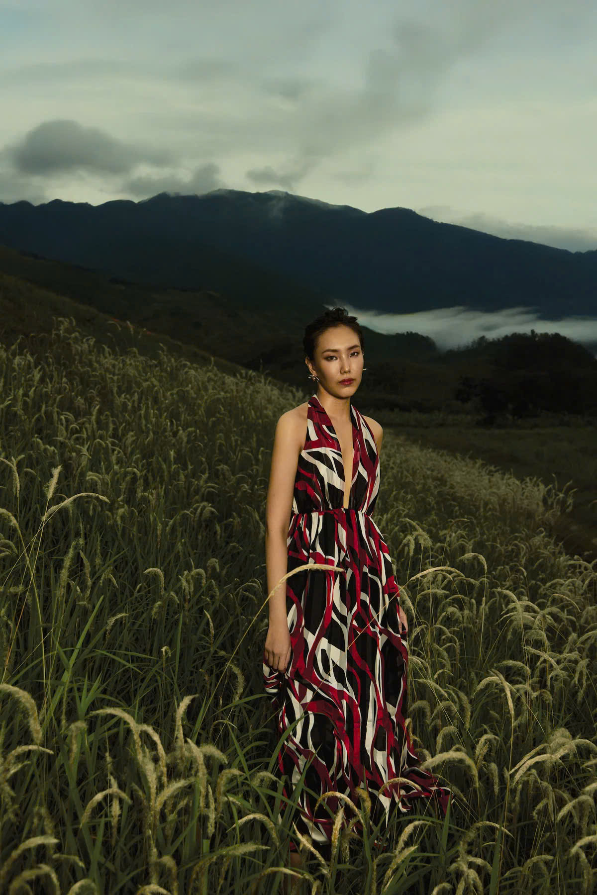 Đầm Maxi Dạ Yến, Đầm Maxi Cổ Yếm Hở Lưng DRE266 thời trang thiết kế Hity