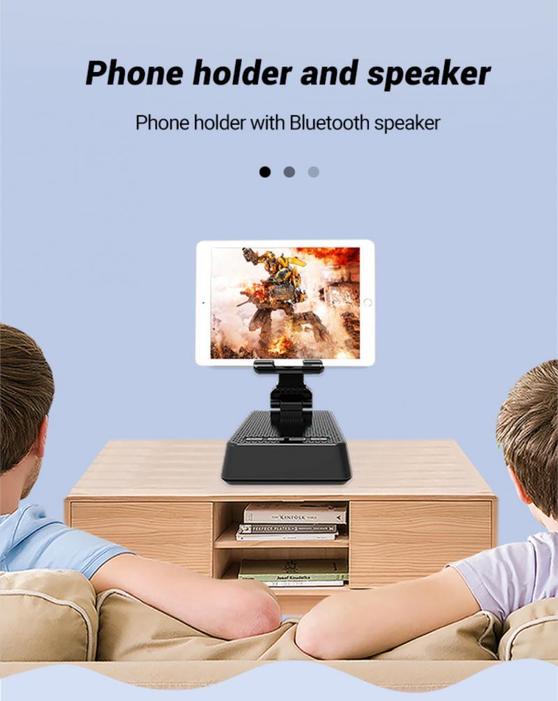 L29 Mini Portable Wireless Bluetooth-compatible Speaker Folding Phone Holder Bracket Compatible For Iphone Samsung Xiaomi