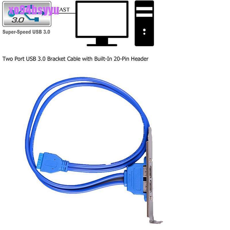 Dây Cáp Nối Bảng Mạch Chủ 20pin Xo94Bsyu 2 Cổng USB3.0