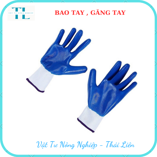 Bộ Găng Tay Làm Vườn Phủ Cao Su Chống Trượt, Bao tay Bảo hộ lao động,Độ Bền Cao, Dễ Sử Dụng