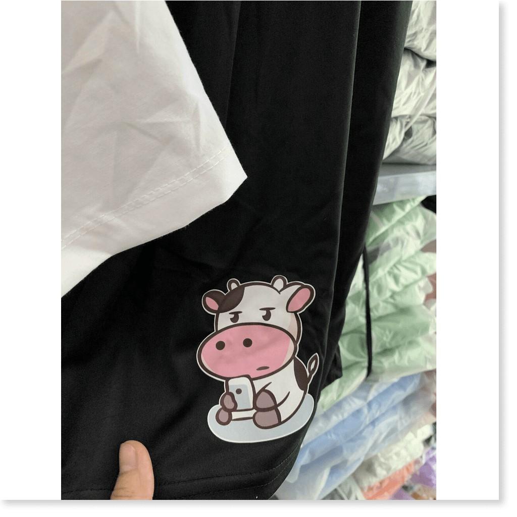 SET BỘ THUN COTTON NỮ XINH XẮN,THIẾT KẾ HỌA TIẾT HỢP THỜI TRANG MÙA HÈ,ĐẶC BIỆT LÀ CHẤT LIỆU VÃI THOÁNG MÁT KHÁNH AN STO
