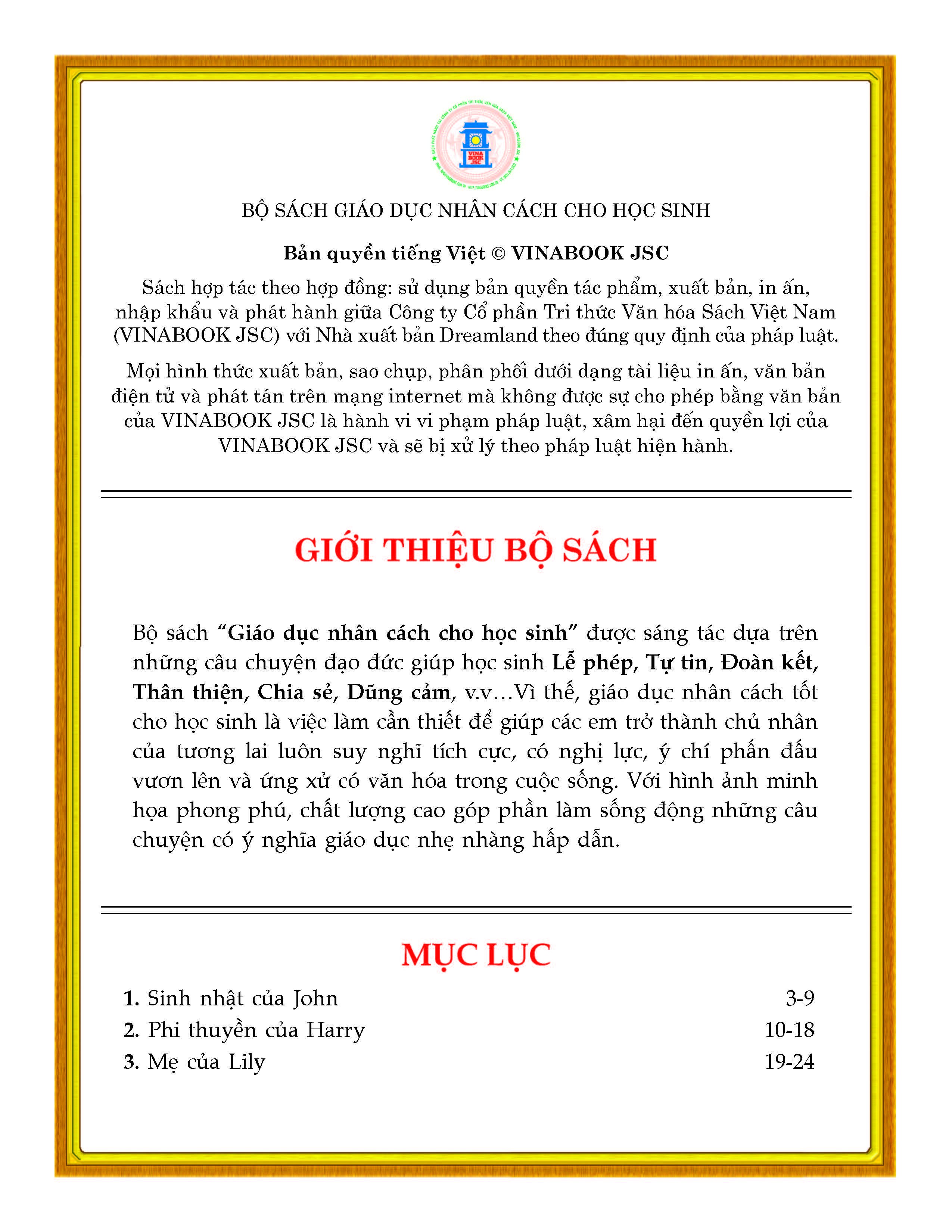 Giáo Dục Nhân Cách Cho Học Sinh - Cảm Ơn