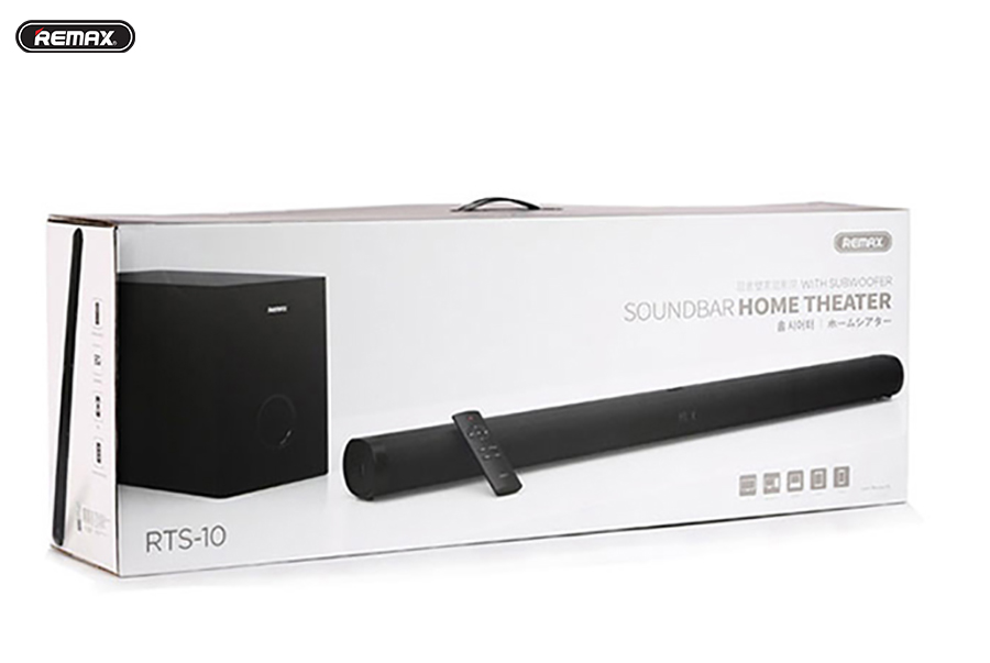 Dàn Loa Soundbar REMAX RTS-10 Bluetooth 5.0 Âm Thanh Đỉnh Cao - Hàng Chính Hãng