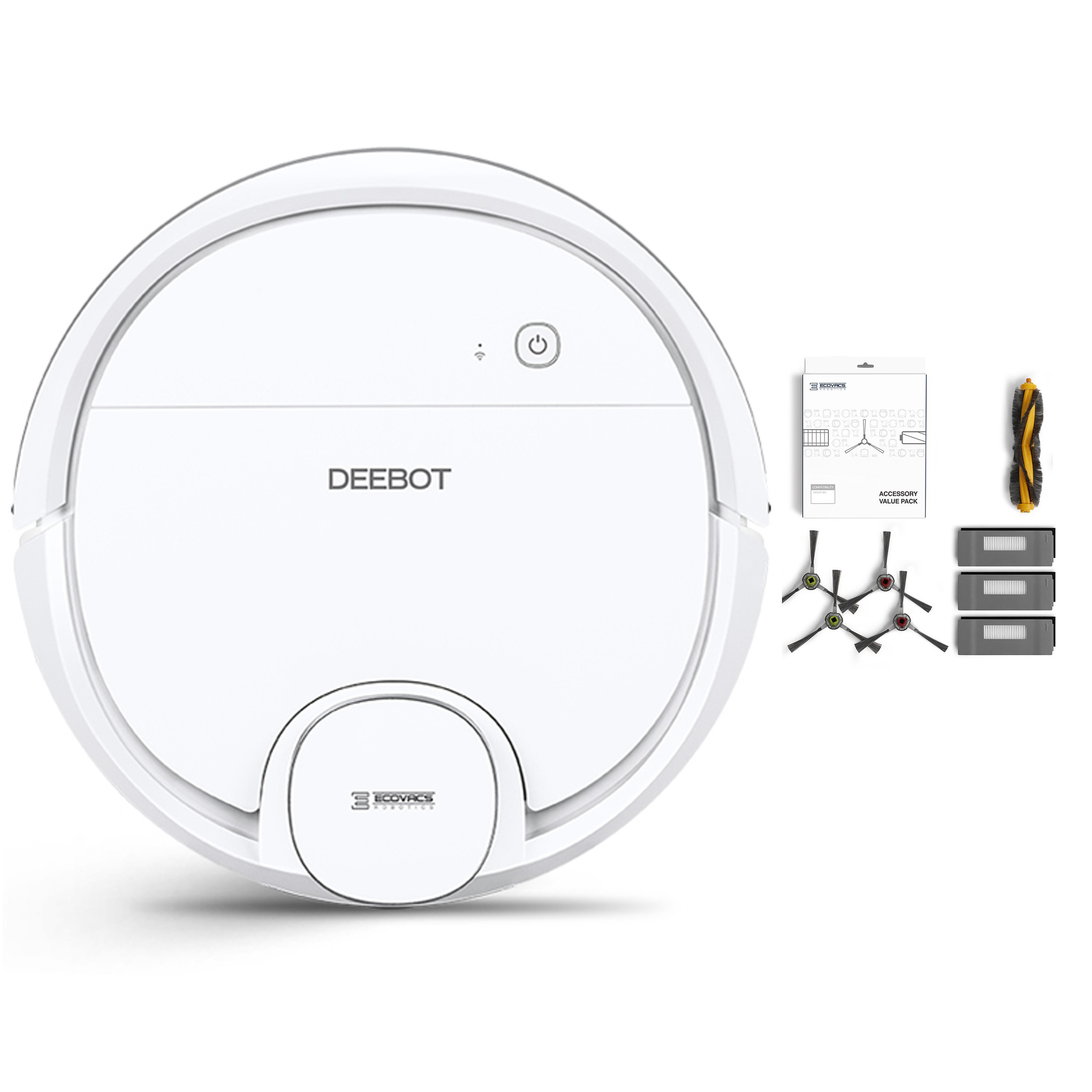 Robot hút bụi lau nhà  Ecovacs OZMO 900 - Hàng chính hãng ( Tặng kèm hộp phụ kiện )