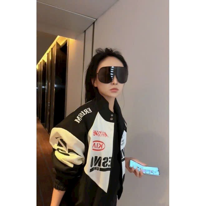 Áo Khoác Dù UNVESNO LOGO Nam Nữ Ulzzang Unisex Form Rộng Bomber TRƠN Jacket (Ảnh thật/ Có sẳn), áo khoác bomber bòng chày cổ cao thể thao chống nắng chống nước