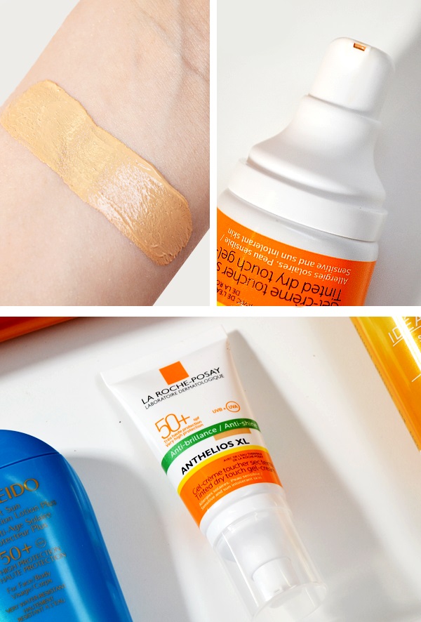 Kem Chống Nắng Làm Đều Màu Da, Kiểm Soát Bóng Nhờn Cho Da Nhạy Cảm La Roche-Posay Anthelios XL Tinted Dry Touch Gel - Cream (50ml) - TẶNG MÓC KHÓA