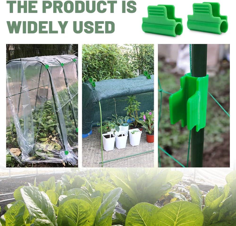 Bộ 45 kìm kính, clip nhà kính, clip bảo vệ hàng phim, clip thanh bóng râm cho vòng vườn, đường hầm văn hóa, khung hỗ trợ, 16 mm