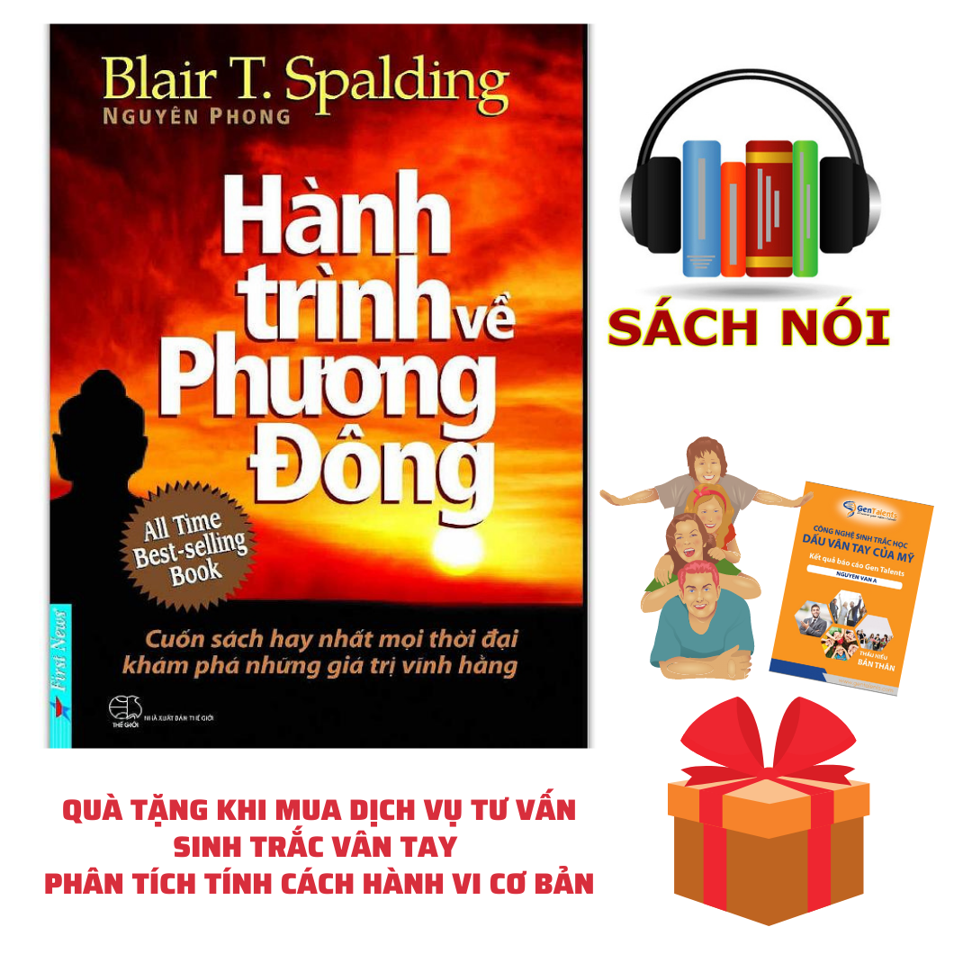 Quà Tặng Sách Nói: Hành Trình Về Phương Đông - Kèm Dịch Vụ Sinh Trắc Vân Tay – Phân Tích Tính Cách Hành Vi Cơ Bản