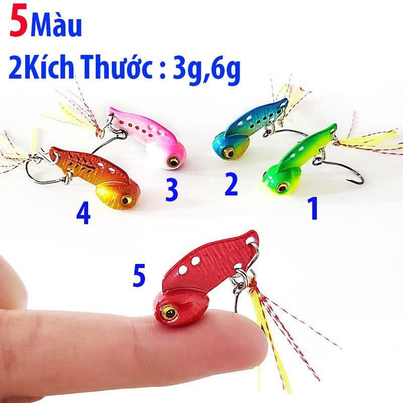 Mồi Câu Lure Siêu nhẹ Chuyên câu cá Suối thích hợp với cần câu UL Cá Sắt 3g 6g MG-11