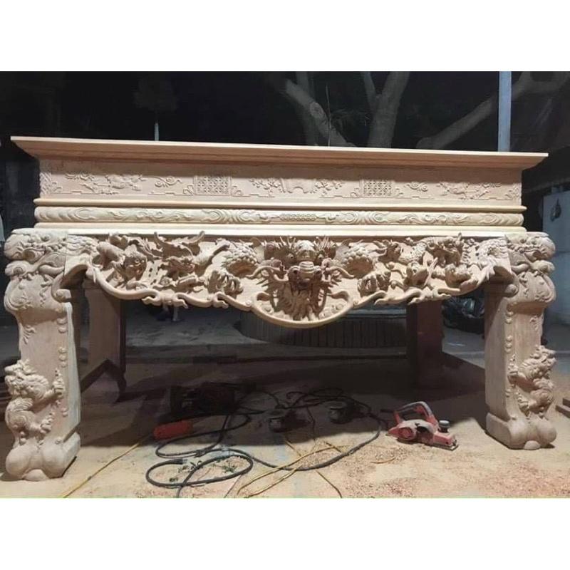 Sập thờ gỗ gụ chân 22cm