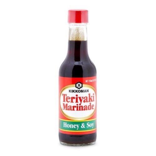 Sốt tẩm ướp Teriyaki Mật Ong & Nước tương Kikkoman 250ml