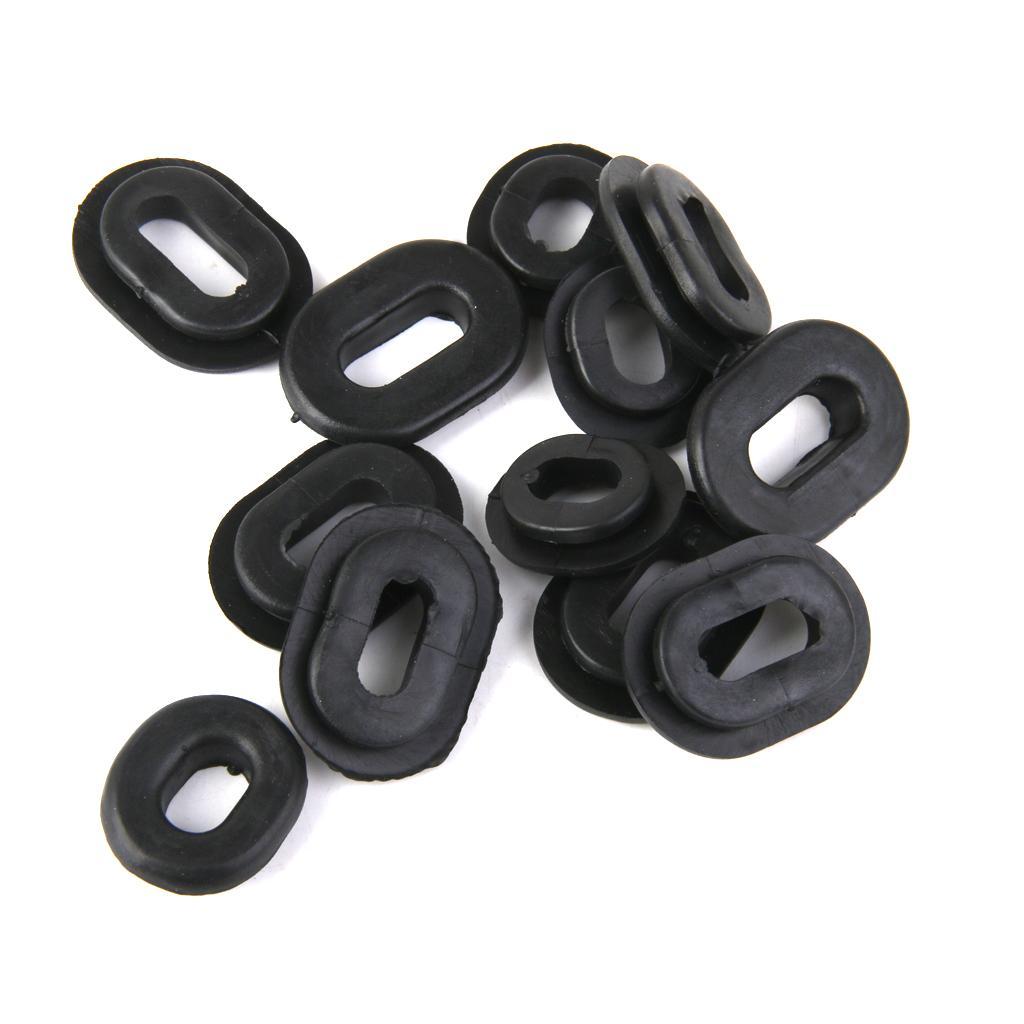 120X Side Cover Grommets for CL XL 100 CG125 CB125S CB125T Black