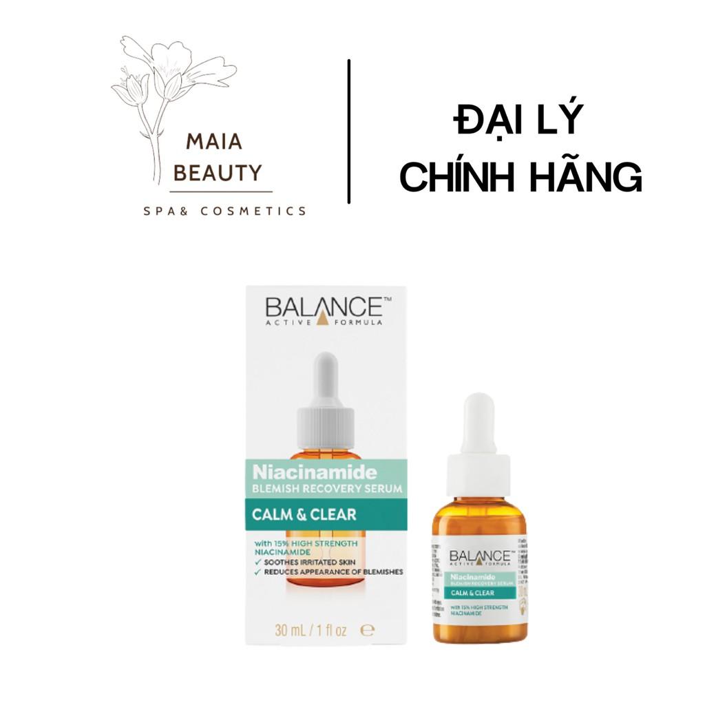 Serum Ngừa Mụn Niacinamide Dưỡng Trắng và Mờ Thâm Mụn - Balance Niacinamide - Giấy Kiểm Định An Toàn