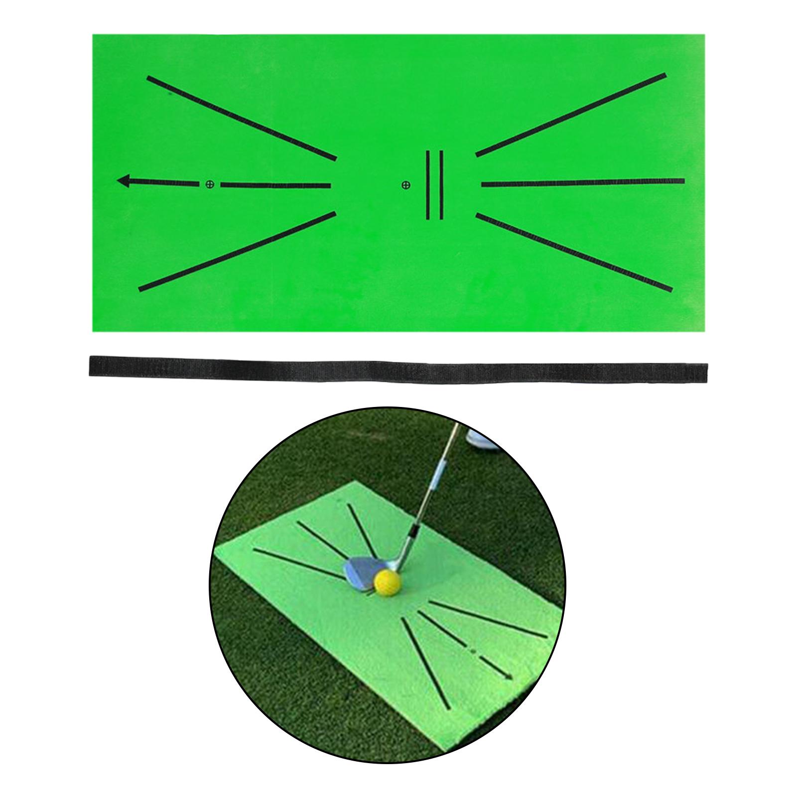 Golf Training Mat, Mini Golf Practice Training Aid Rug for Swing Detection Batting, Game for Home, Office, Outdoor , Father's Day Gifts