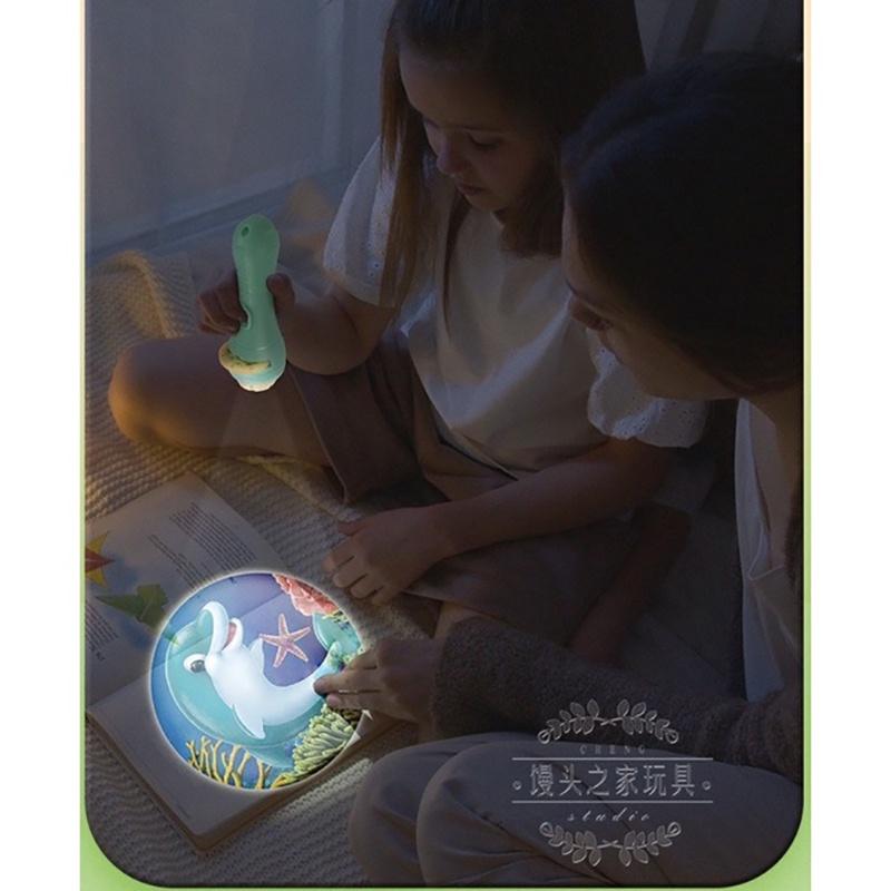 Đèn Pin Chiếu Hình Cho Bé, 80 Hình Động Vật Rất Đáng Yêu Sắc Nét, Đồ Chơi Giáo Dục, Đồ Chơi Học Tập Kích Thích Não