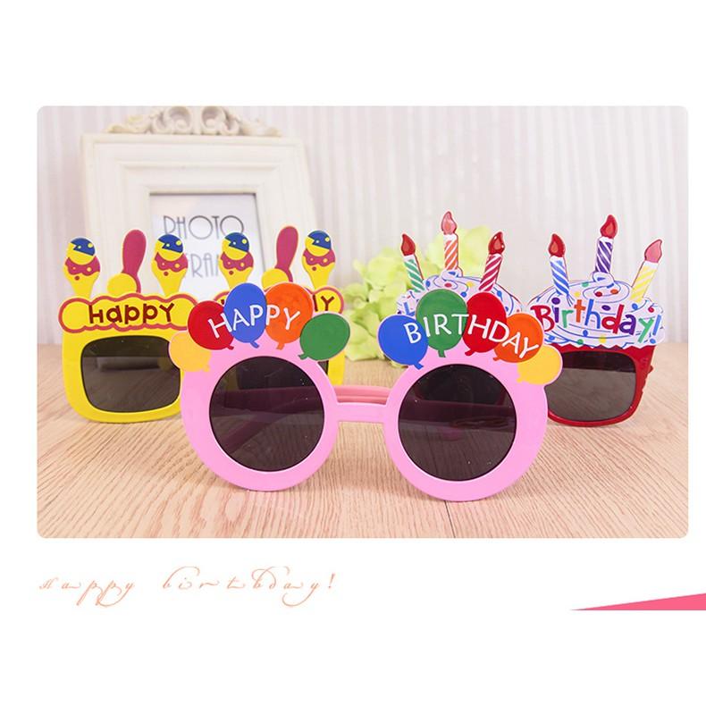 Mắt kiếng nhựa Happy Birthday