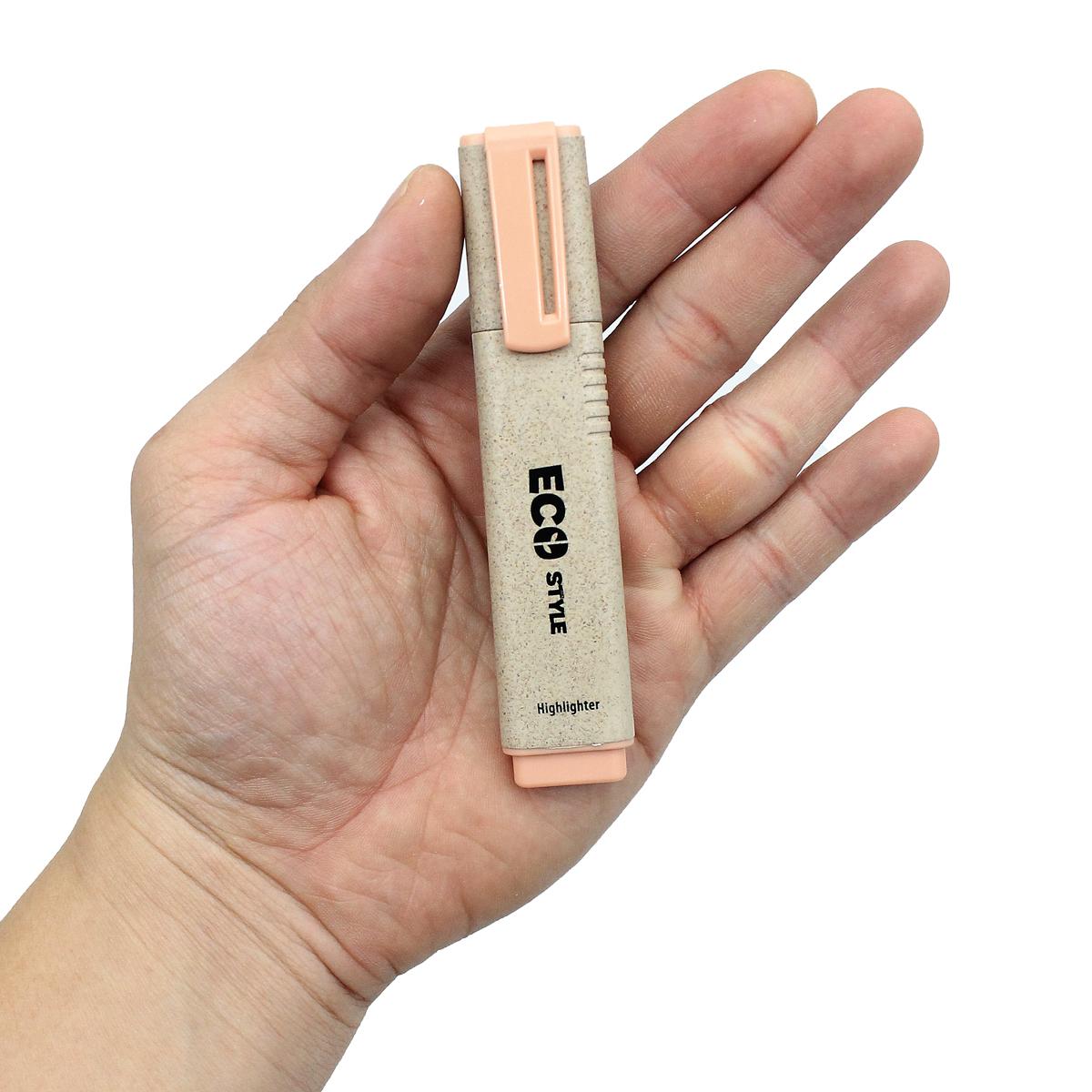 Bút Dạ Quang Màu Pastel - Eco Style Highlighter - Thiên Long HL-015/ECO - Cam Pastel