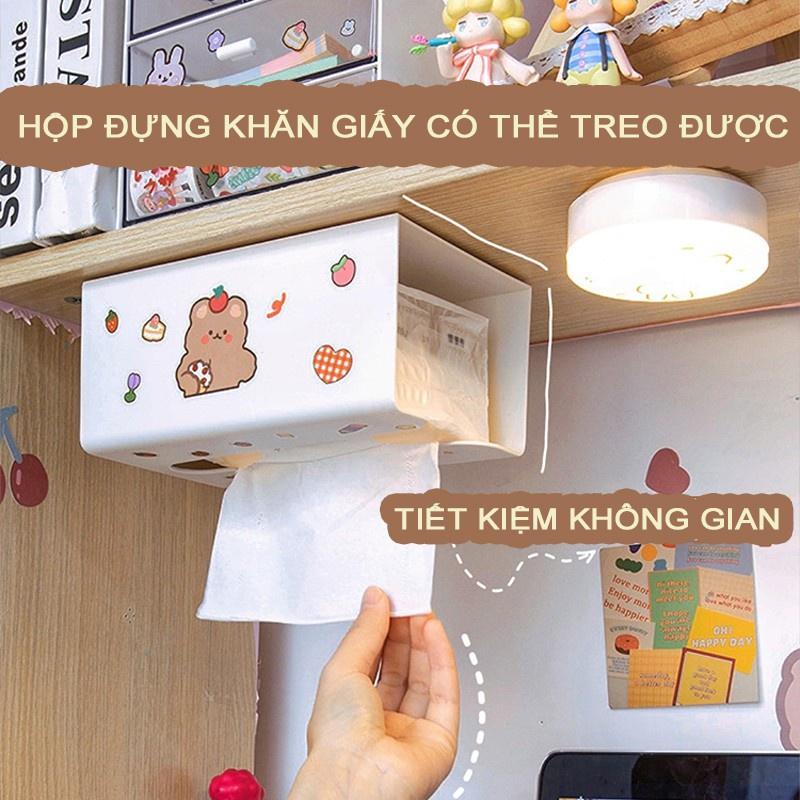 Hộp Đựng Khăn Giấy Dán Tường Nhà Bếp Nhà Tắm Đa Năng Tiện Dụng