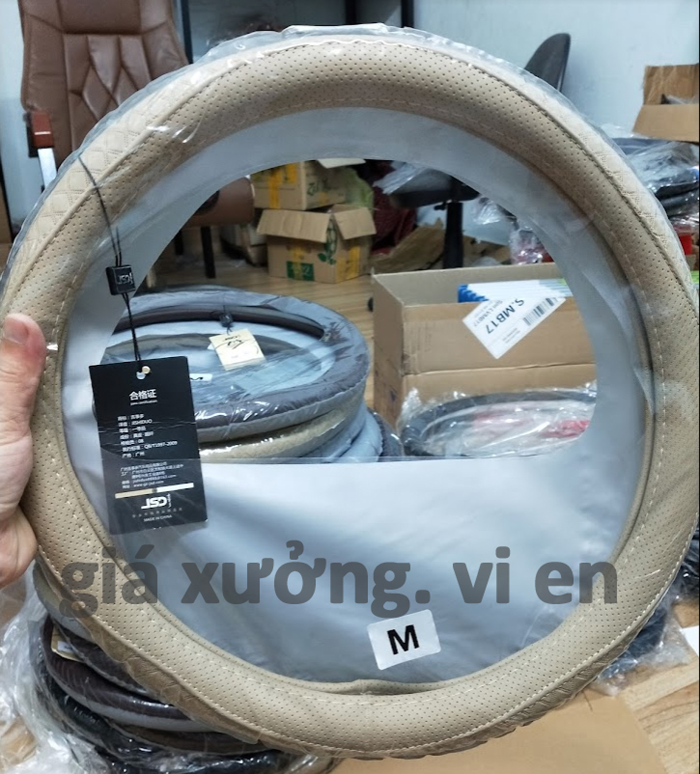 BỌC VÔ LĂNG da siêu mềm, Cao cấp, Chất lượng, cho mọi xe ô tô con, xe tải nhỏ, bán tải