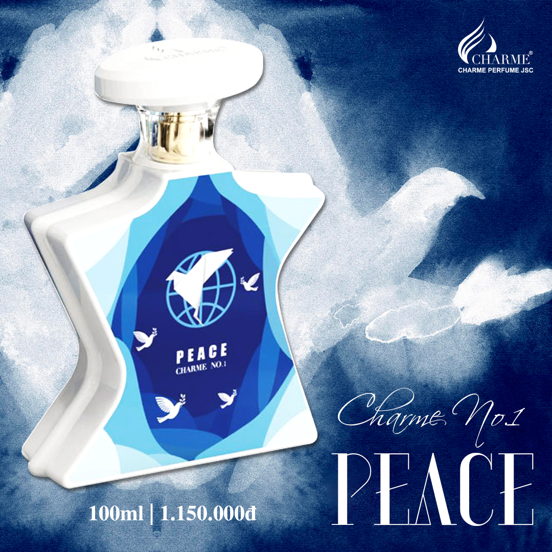 Nước hoa nam cao cấp Charme N0.1 Peace 15ml sự khác biệt cho người đàn ông lịch lãm yêu thích sự nhẹ nhàng