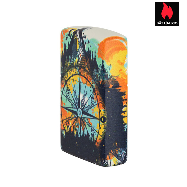 Bật Lửa Zippo 49805 – Zippo Compass Design 540 Color Glow In The Dark