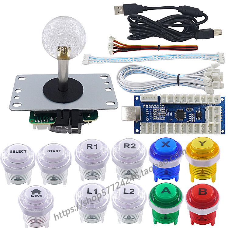 Bộ phụ kiện cần điều khiển arcade tự làm tốt nhất USB PS3 TV Android điện thoại arcade chip điều khiển