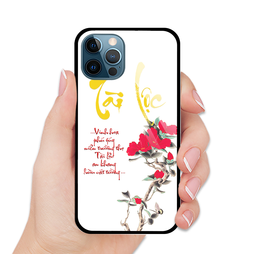 Ốp Lưng Kính Cượng Lực Cho Điện Thoại IPHONE 12 PRO MAX - 7933 TAILOC02 - Hàng Chính Hãng
