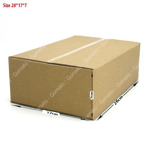 Hộp giấy, thùng carton size 28x17x7 hộp carton gói hàng Everest