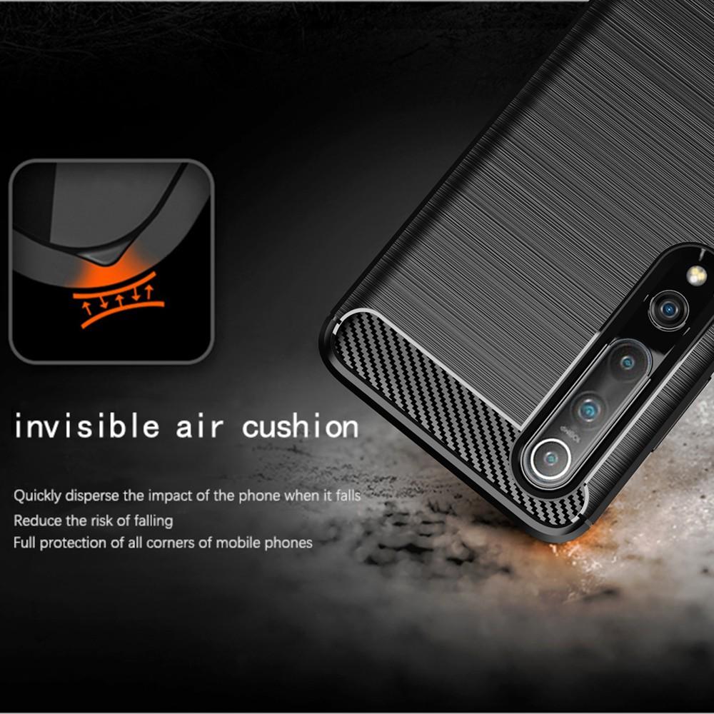 Ốp lưng cho Xiaomi Mi 10 10 Pro 10 Lite dẻo Carbon phay xước chống sốc chống vân tay