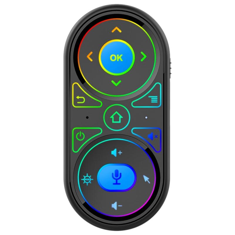 G11 Chuột Cho Google Voice RGB Backlit Con Quay Hồi Chuyển 2.4G Không Dây Sạc Điều Khiển Từ Xa Có Hồng Ngoại Học Tập